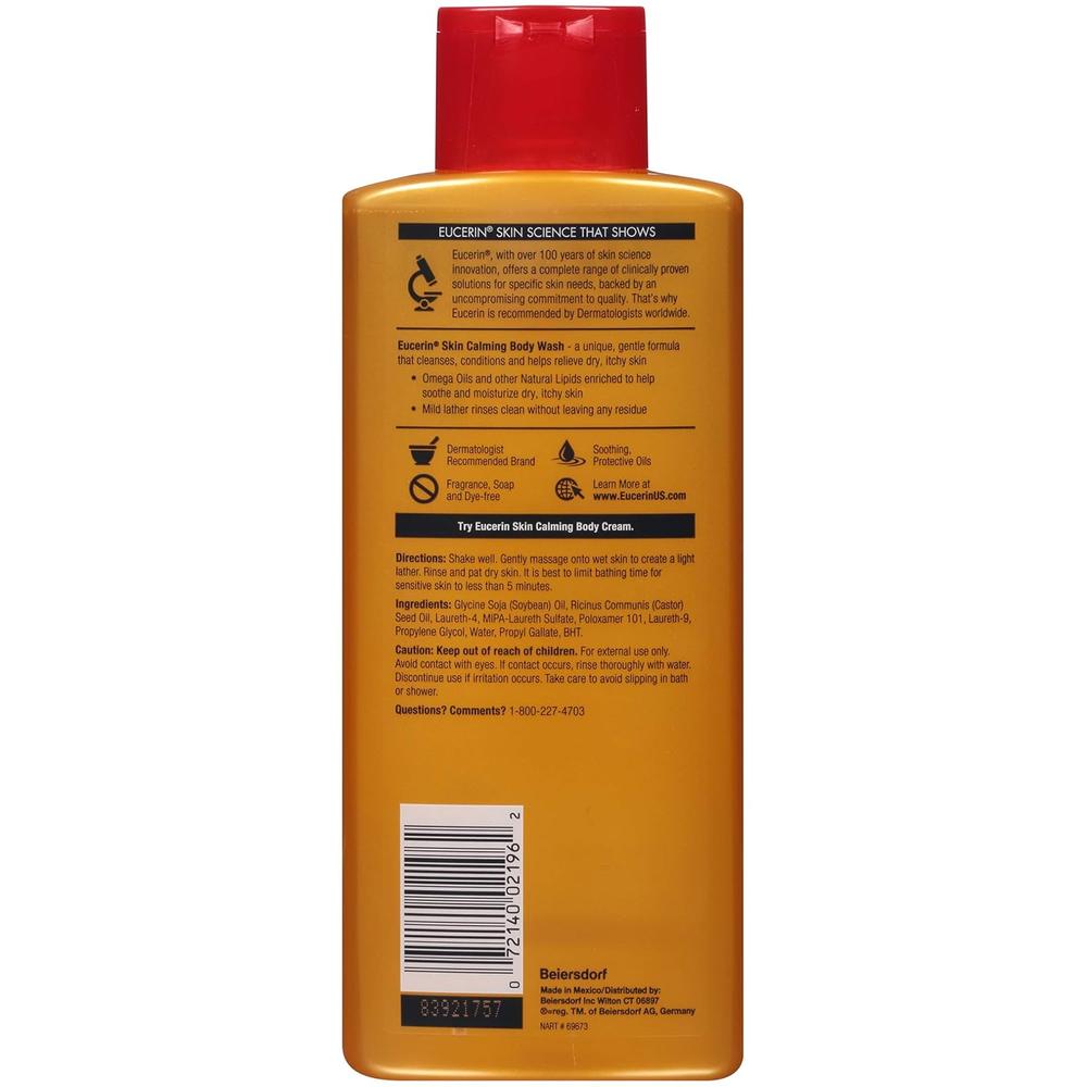 EUCERIN GEL DE DUCHA CALMANTE PARA PIEL SECA 16.9 OZ / 500 ML - 2
