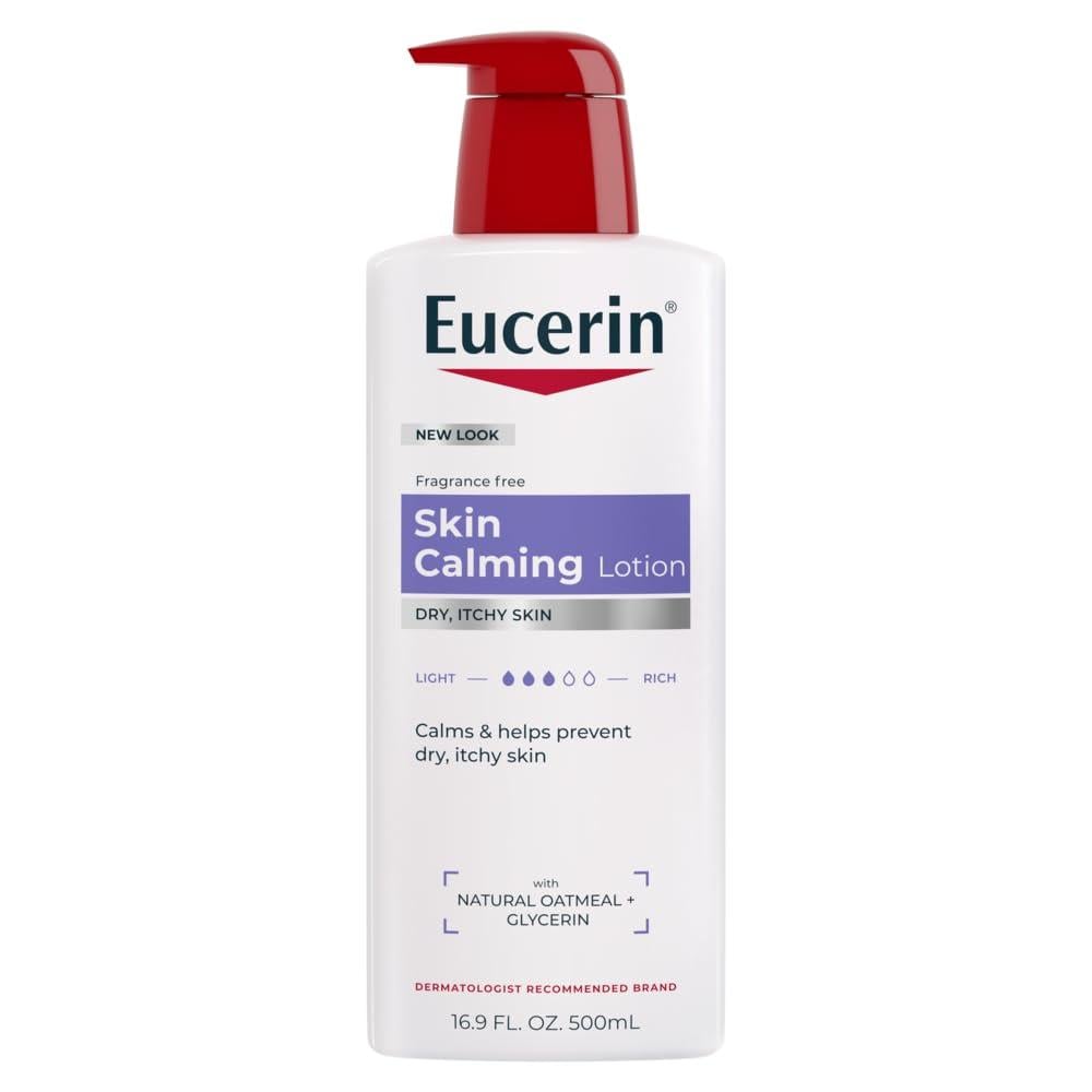 EUCERIN LOCIÓN CALMANTE CON AVENA PARA PIEL SECA Y PICAZÓN 16.9 OZ /500 ML - 1