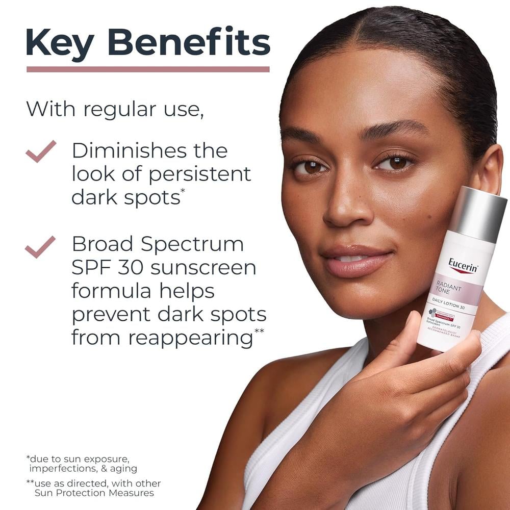 EUCERIN RADIANT TONE LOCIÓN FACIAL SPF 30 ANTIMANCHAS 1.7 FL OZ / 50 ML - 2