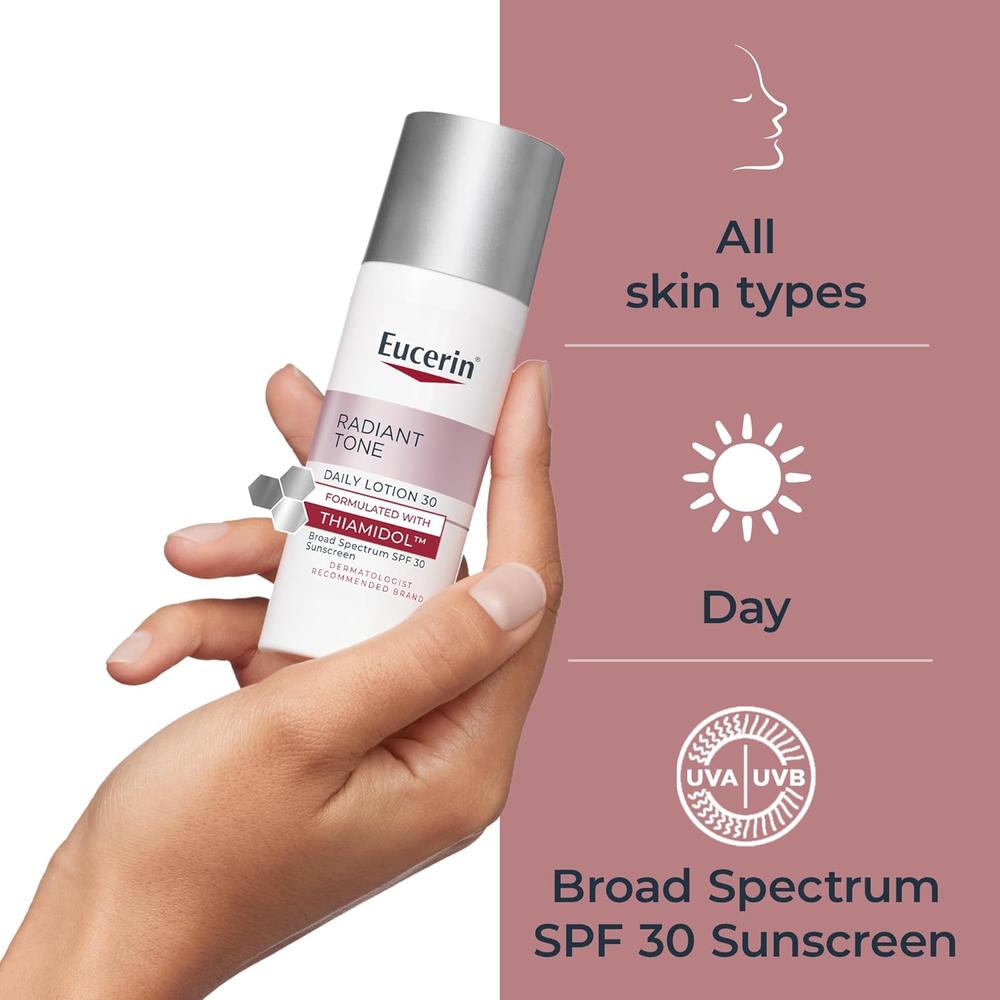 EUCERIN RADIANT TONE LOCIÓN FACIAL SPF 30 ANTIMANCHAS 1.7 FL OZ / 50 ML - 6