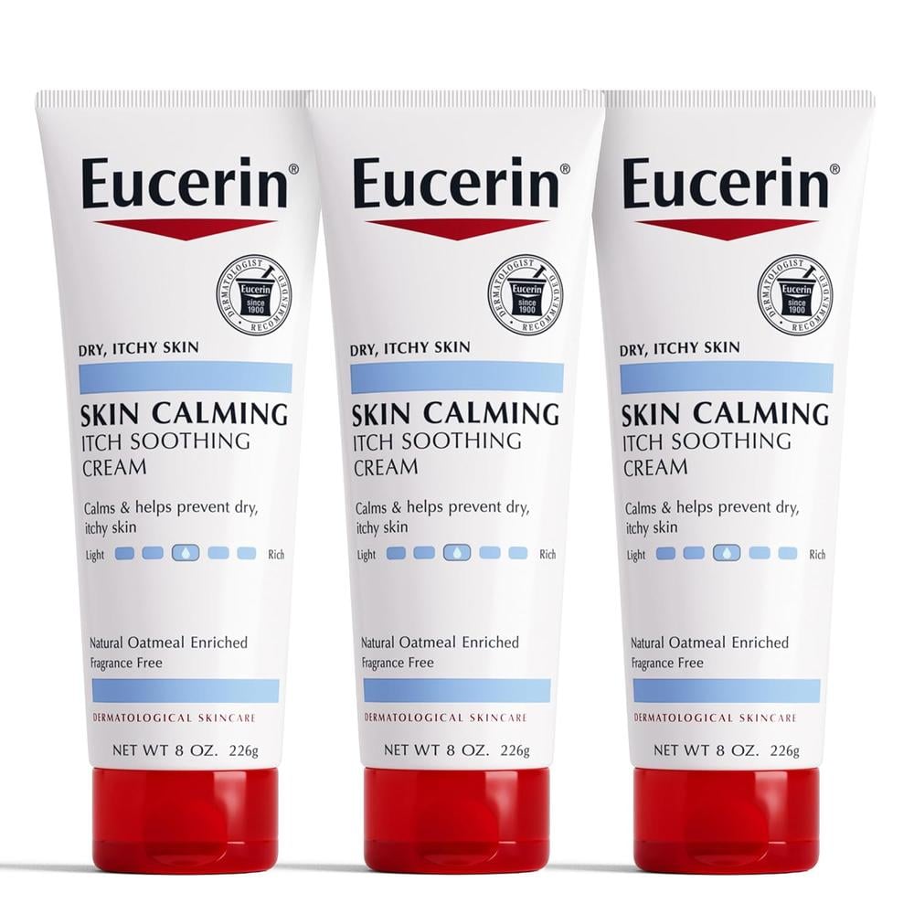 PACK 3 EUCERIN LOCIÓN CALMANTE PARA PIEL SECA Y CON PICAZÓN 8 OZ - 1