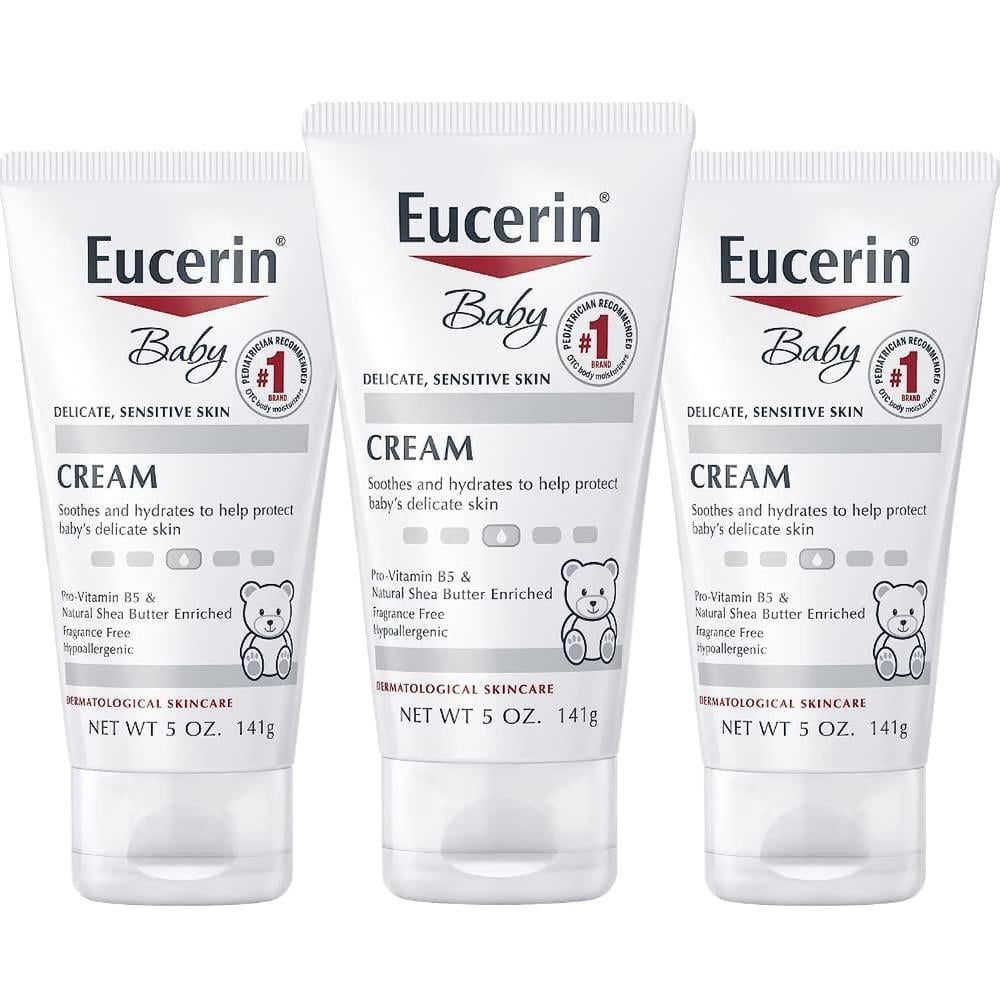 PACK 3 EUCERIN BABY CREMA HIDRATANTE PARA BEBÉS 141 GR - 1
