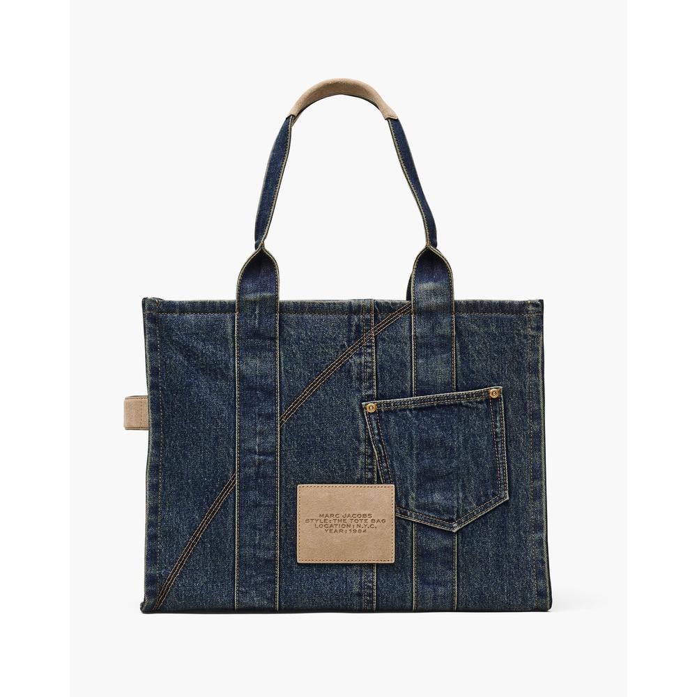 CARTERA MARC JACOBS THE CARGO TOTE LARGE | DARK WASH - 3