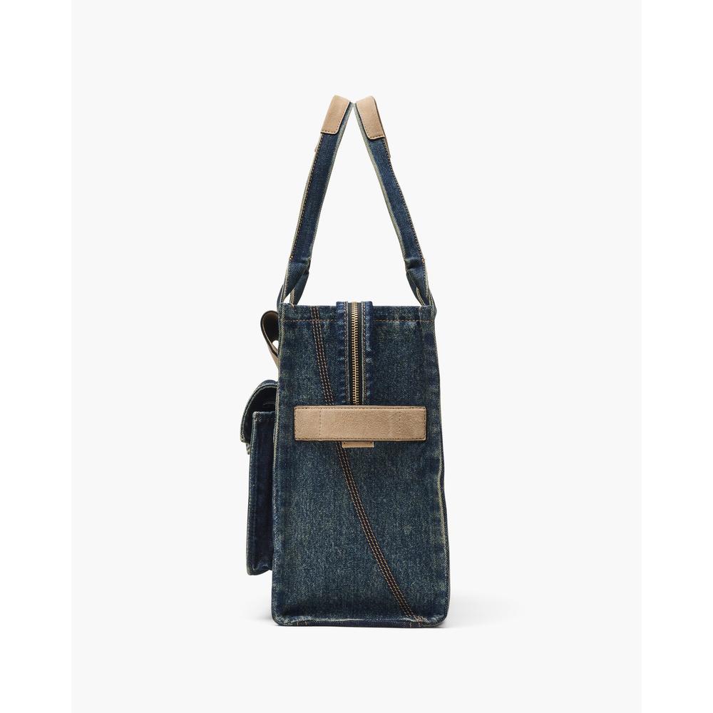 CARTERA MARC JACOBS THE CARGO TOTE LARGE | DARK WASH - 5