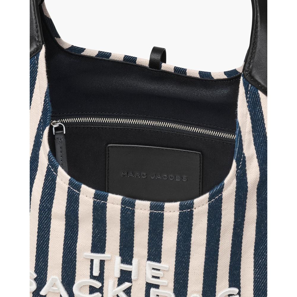 CARTERA MARC JACOBS THE STRIPE CANVAS SACK | BLUE SEA - 4