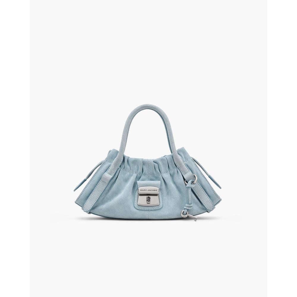 CARTERA MARC JACOBS THE SUEDE CRISTINA SATCHEL SMALL | NIEBLA AZUL - 1