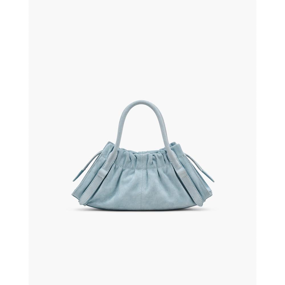 CARTERA MARC JACOBS THE SUEDE CRISTINA SATCHEL SMALL | NIEBLA AZUL - 3