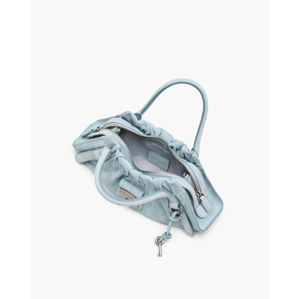 CARTERA MARC JACOBS THE SUEDE CRISTINA SATCHEL SMALL | NIEBLA AZUL - 4