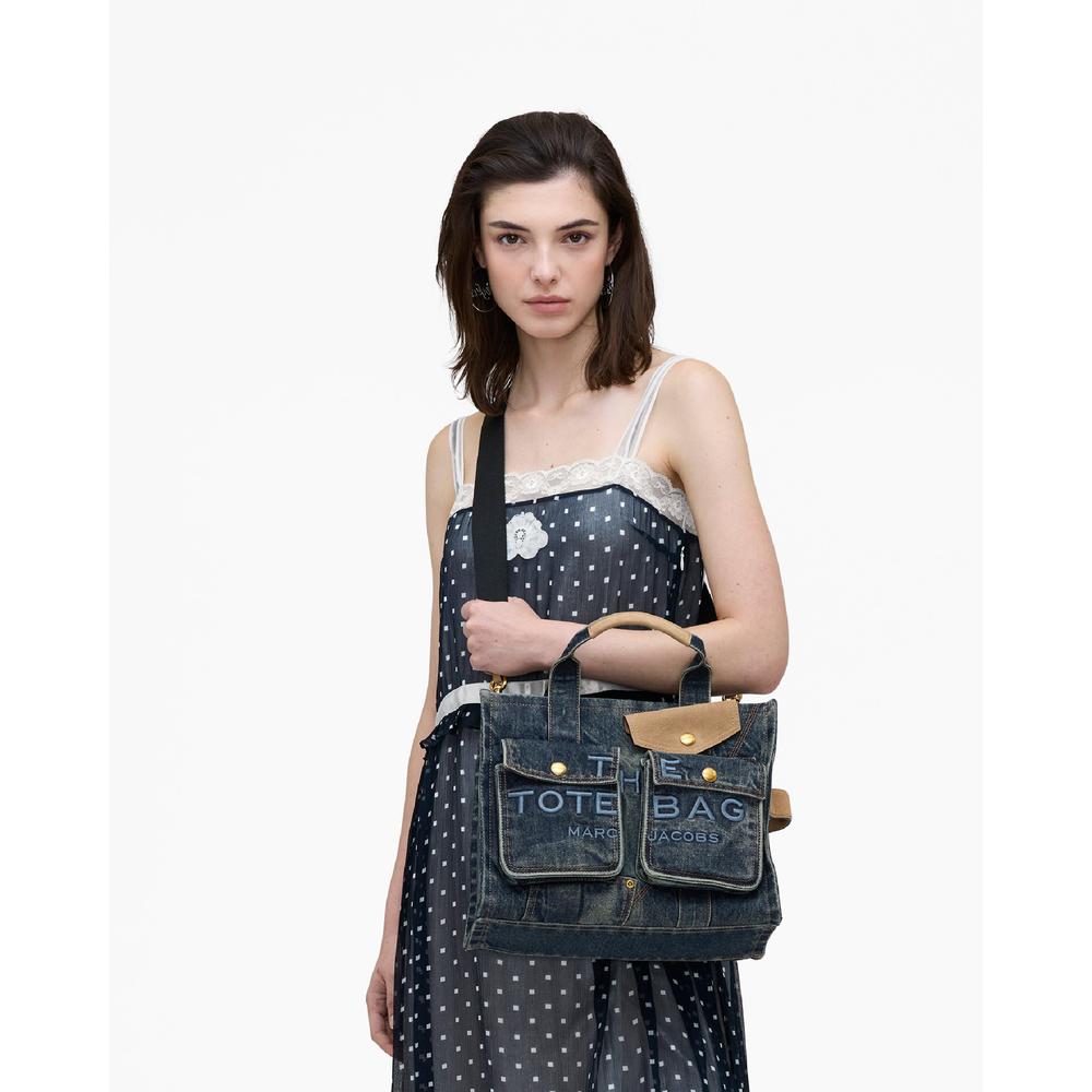 CARTERA MARC JACOBS THE CARGO TOTE MEDIUM | DARK WASH - 2