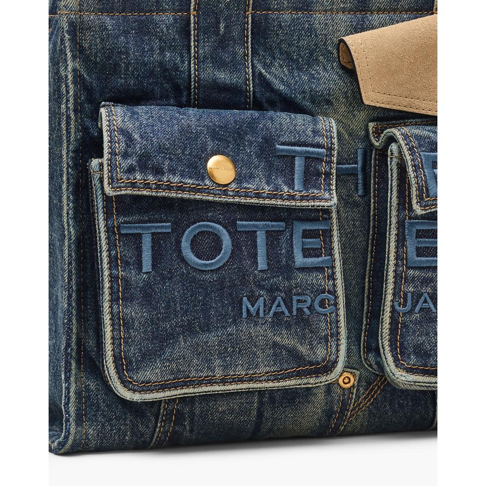 CARTERA MARC JACOBS THE CARGO TOTE MEDIUM | DARK WASH - 4