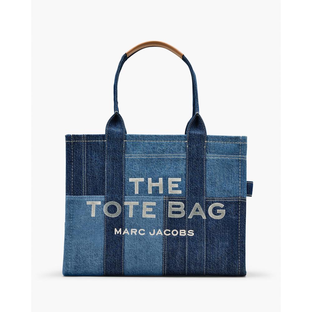 CARTERA MARC JACOBS THE DENIM TOTE LARGE | BLUE DENIM - 1