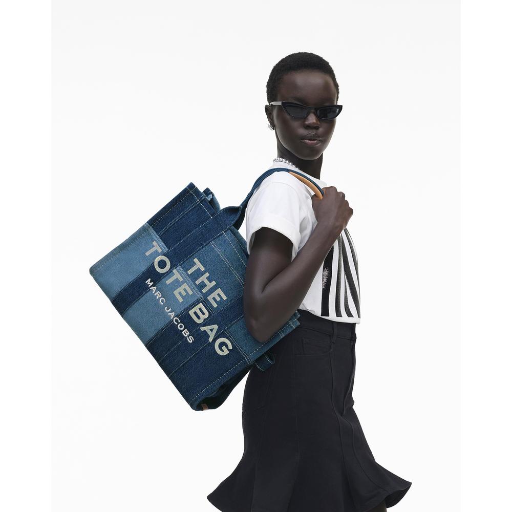 CARTERA MARC JACOBS THE DENIM TOTE LARGE | BLUE DENIM - 2