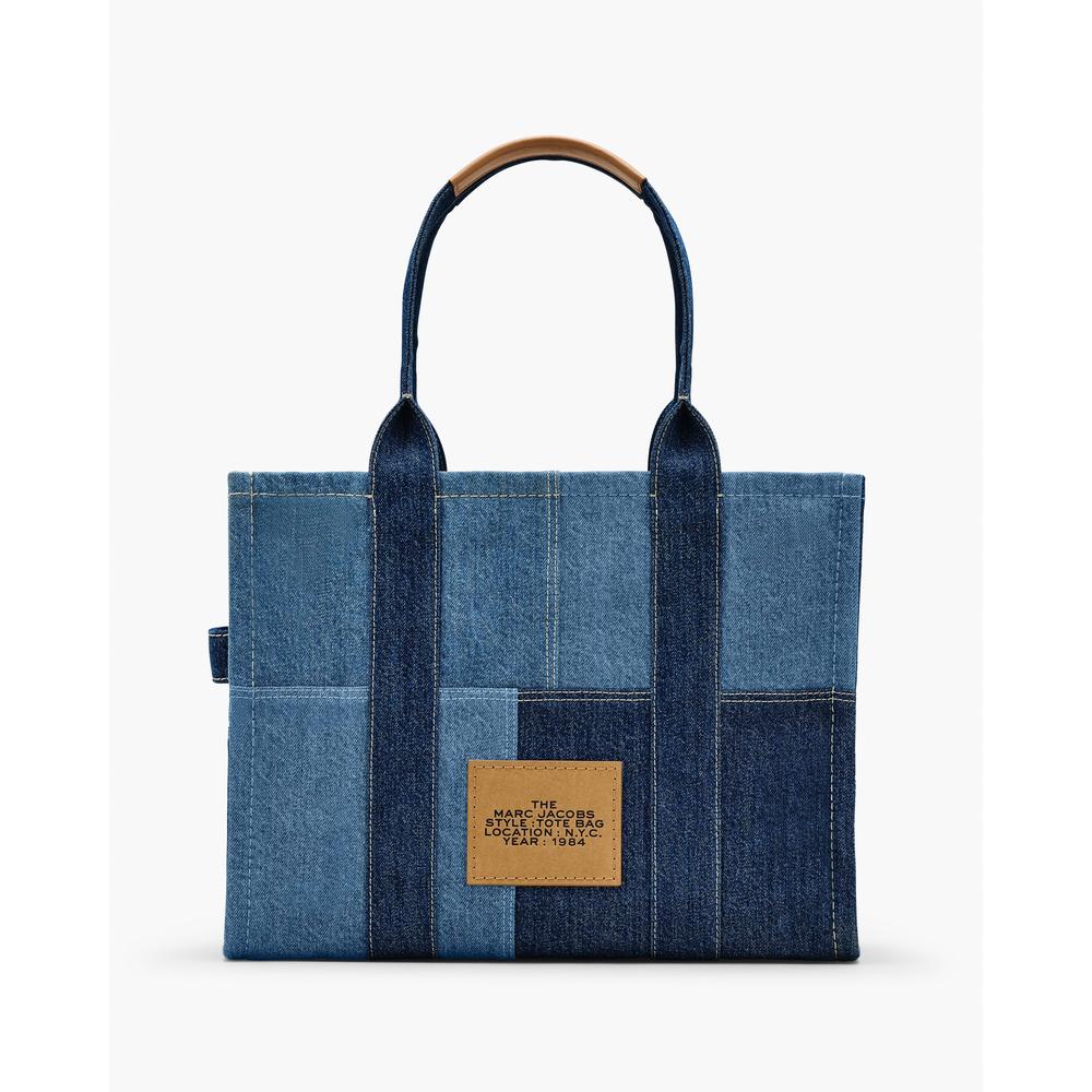 CARTERA MARC JACOBS THE DENIM TOTE LARGE | BLUE DENIM - 3