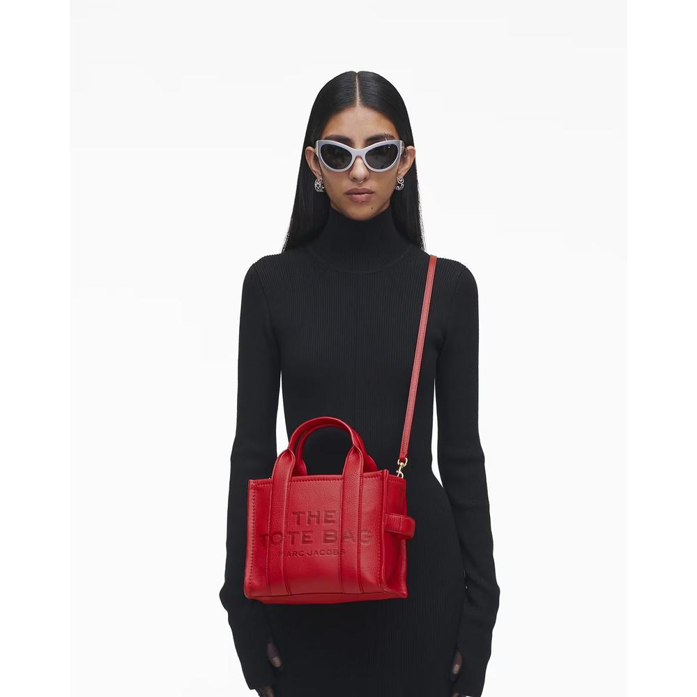 CARTERA MARC JACOBS THE LEATHER TOTE SMALL - 5
