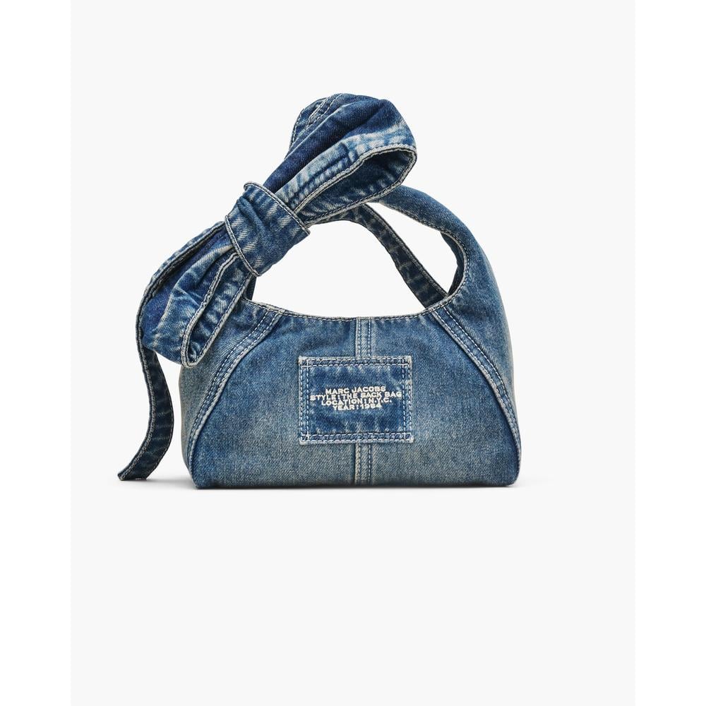 CARTERA MARC JACOBS THE BOW DENIM SACK MINI - 3