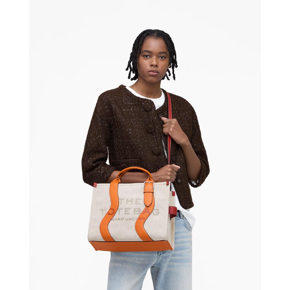 CARTERA MARC JACOBS THE WAVY CANVAS TOTE MEDIUM - 2