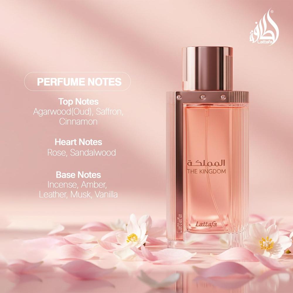 PERFUME LATTAFA THE KINGDOM EDP MUJER 3.4 OZ / 100 ML - 4