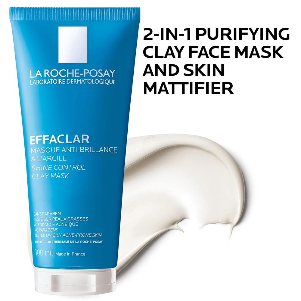 MASCARILLA FACIAL ARCILLA PURIFICANTE EFFACLAR LA ROCHE-POSAY 3.4 OZ / 100 ML - 2