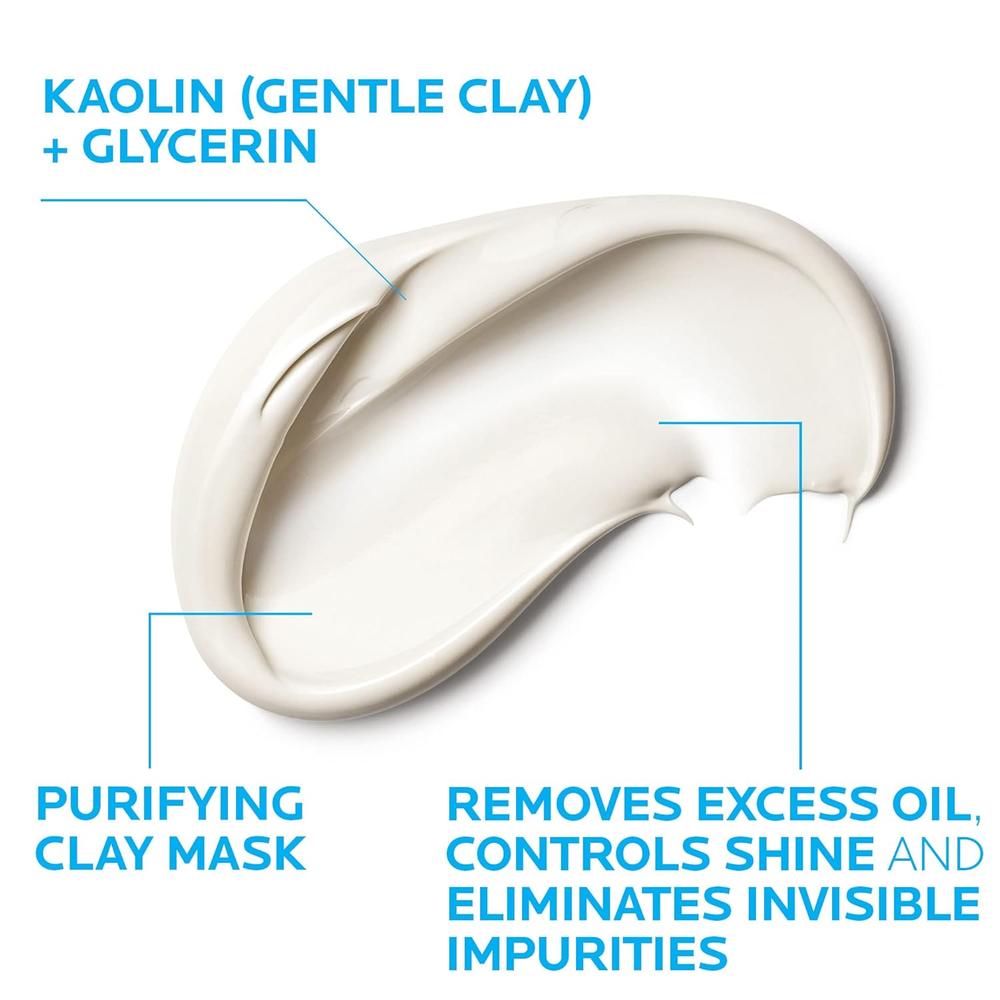 MASCARILLA FACIAL ARCILLA PURIFICANTE EFFACLAR LA ROCHE-POSAY 3.4 OZ / 100 ML - 4