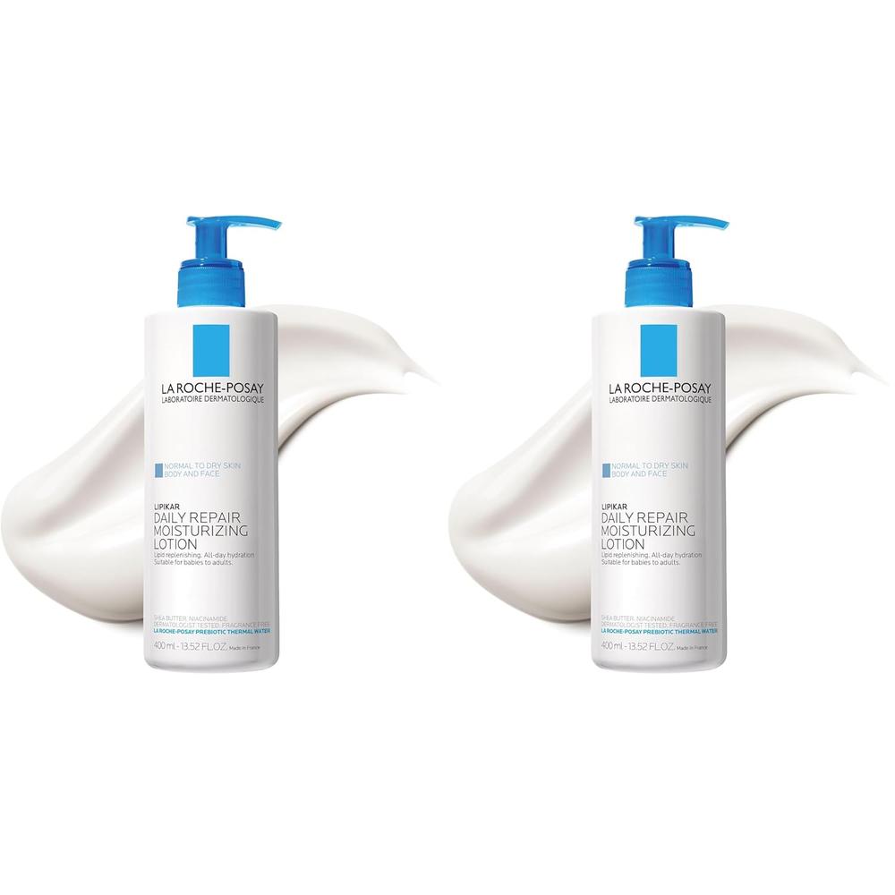PACK 2 LA ROCHE-POSAY LIPIKAR LOCIÓN CORPORAL HIDRATANTE REPARADORA 13.5 OZ / 400 ML - 1