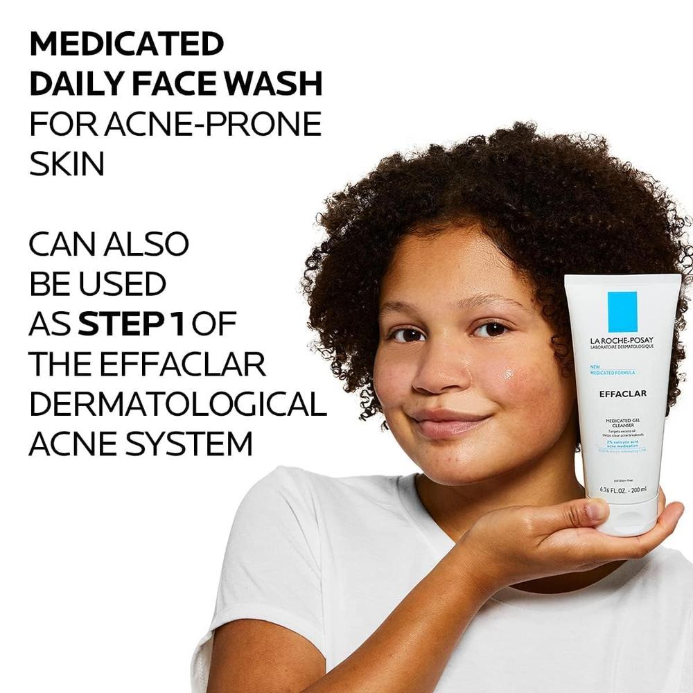 GEL LIMPIADOR MEDICADO ÁCIDO SALICÍLICO 2% ANTIACNÉ EFFACLAR LA ROCHE-POSAY 6.76 OZ / 200 ML - 5