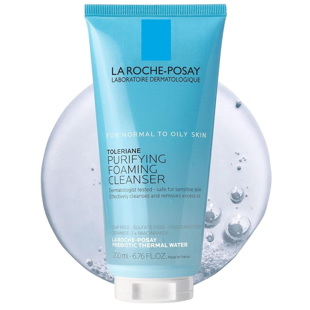 LIMPIADOR FACIAL ESPUMOSO PURIFICANTE TOLERIANE LA ROCHE-POSAY 6.7 OZ / 200 ML - 1