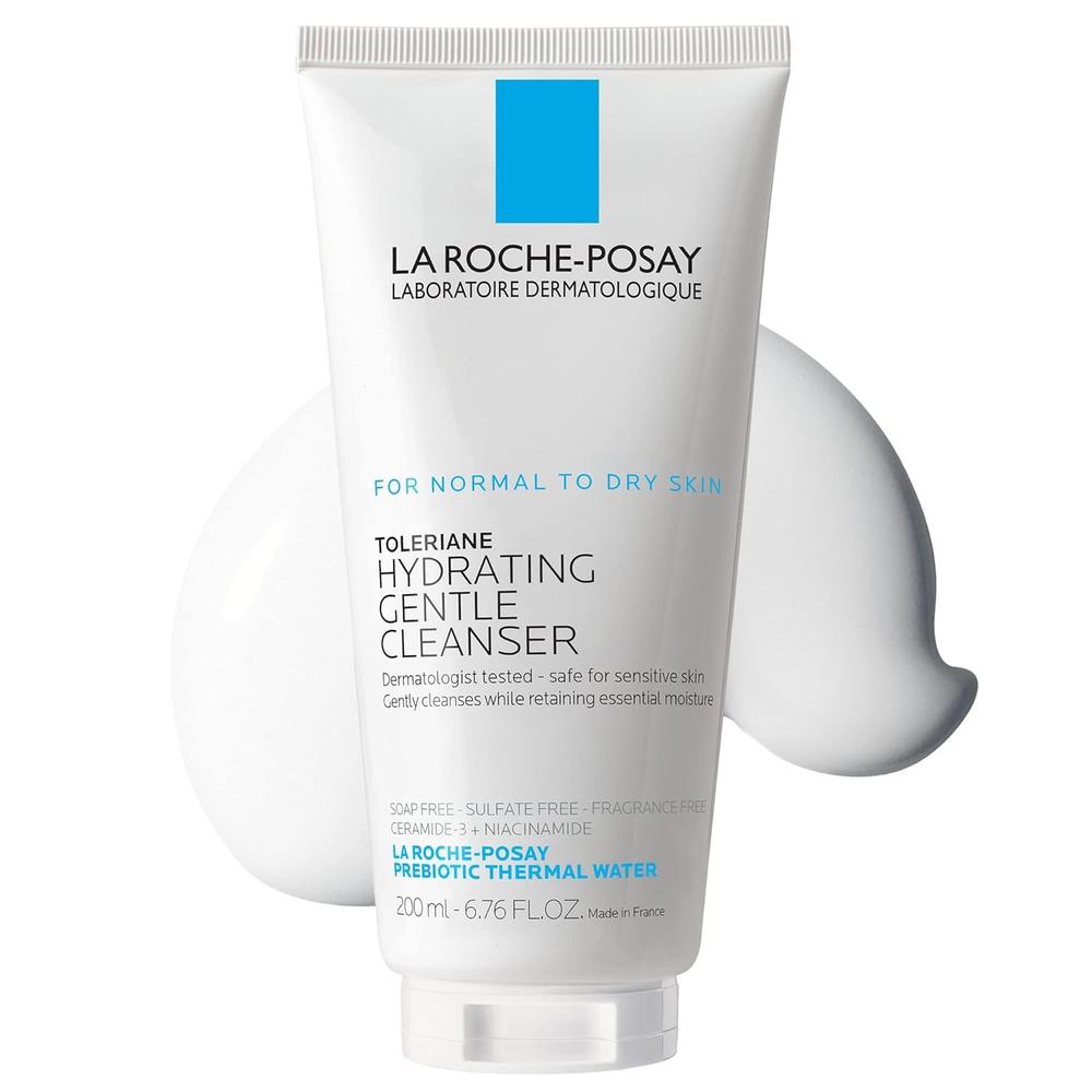LIMPIADOR FACIAL HIDRATANTE SUAVE TOLERIANE LA ROCHE-POSAY 6.7 OZ / 200 ML - 1