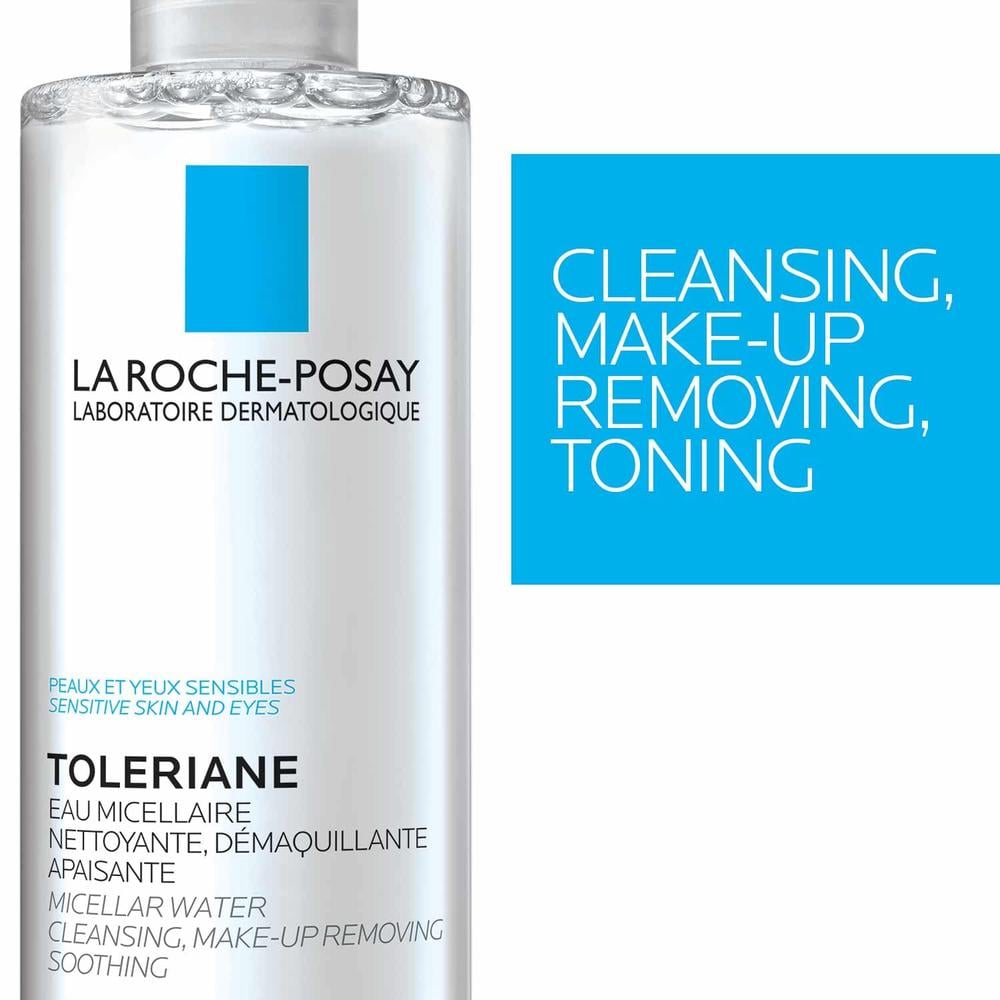 AGUA MICELAR LIMPIADORA DESMAQUILLANTE PIEL SENSIBLE LA ROCHE-POSAY 13.5 OZ / 400 ML - 4