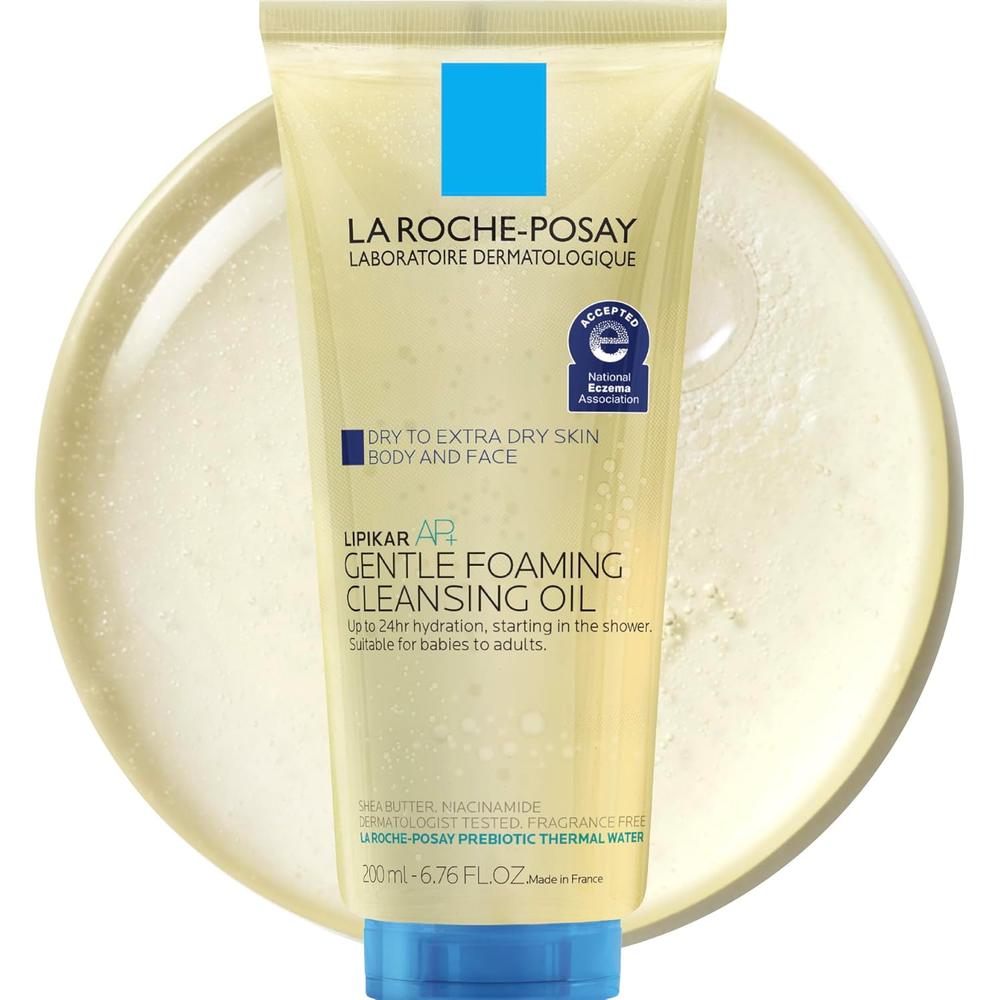 ACEITE LIMPIADOR ESPUMOSO LIPIKAR AP+ LA ROCHE-POSAY 6.7 OZ / 200 ML - 1