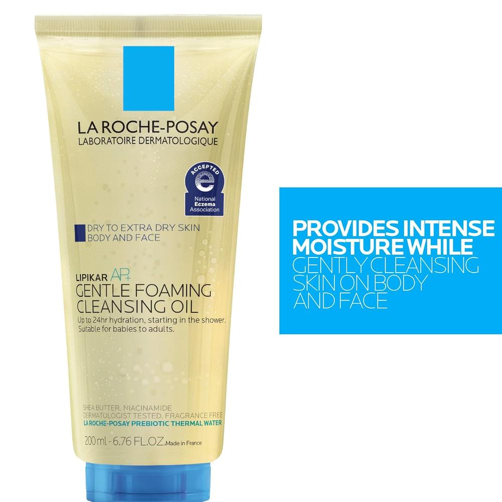 ACEITE LIMPIADOR ESPUMOSO LIPIKAR AP+ LA ROCHE-POSAY 6.7 OZ / 200 ML - 5