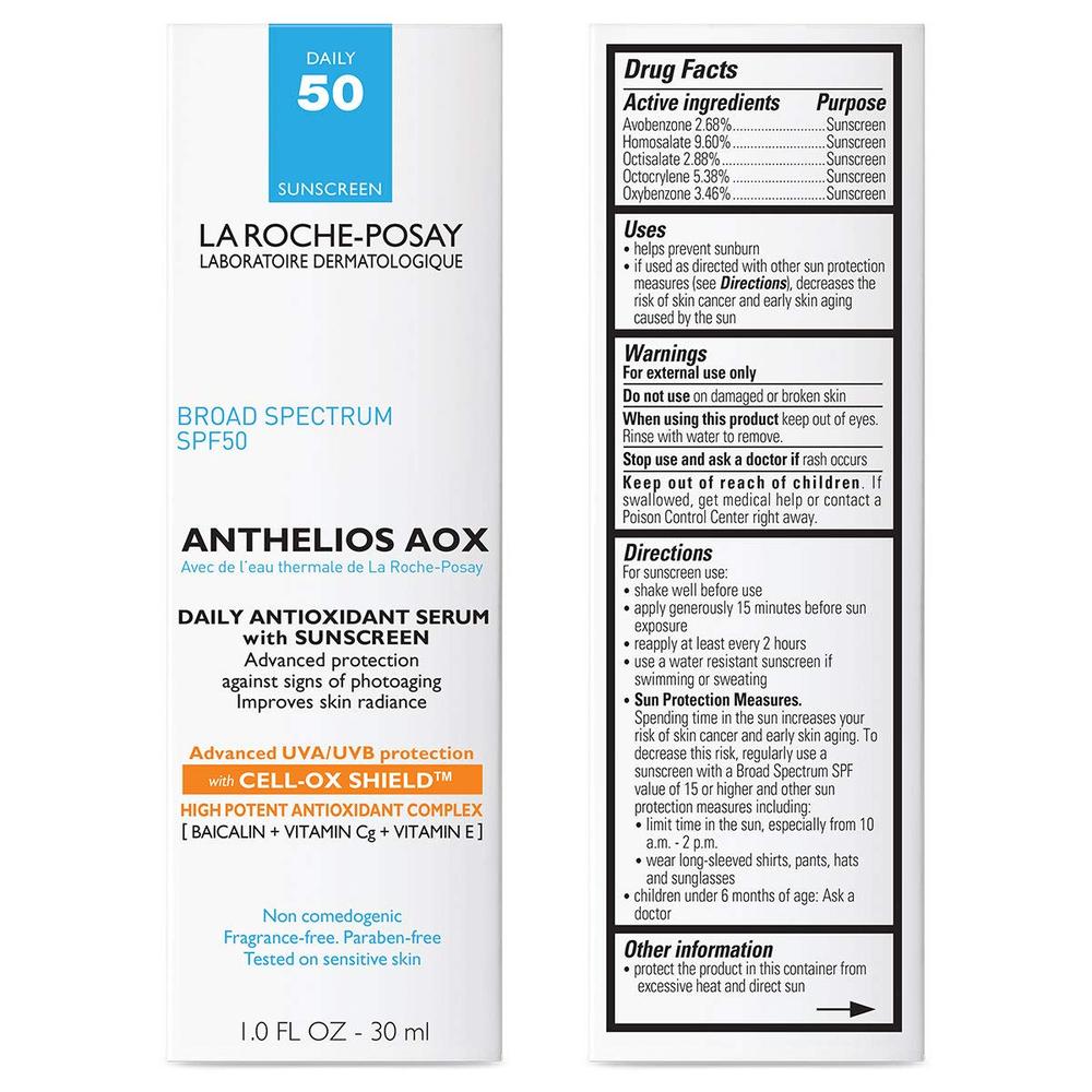 SÉRUM ANTIOXIDANTE CON SPF ANTHELIOS AOX LA ROCHE-POSAY 1 OZ / 30 ML - 2