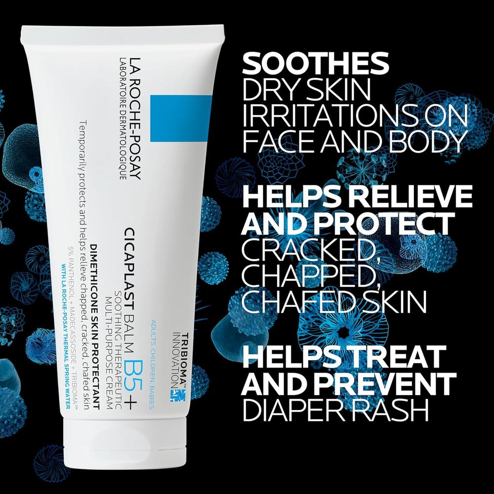 PACK 2 LA ROCHE-POSAY CICAPLAST BAUME B5 BÁLSAMO MULTIUSOS 3.4 OZ / 100 ML - 4