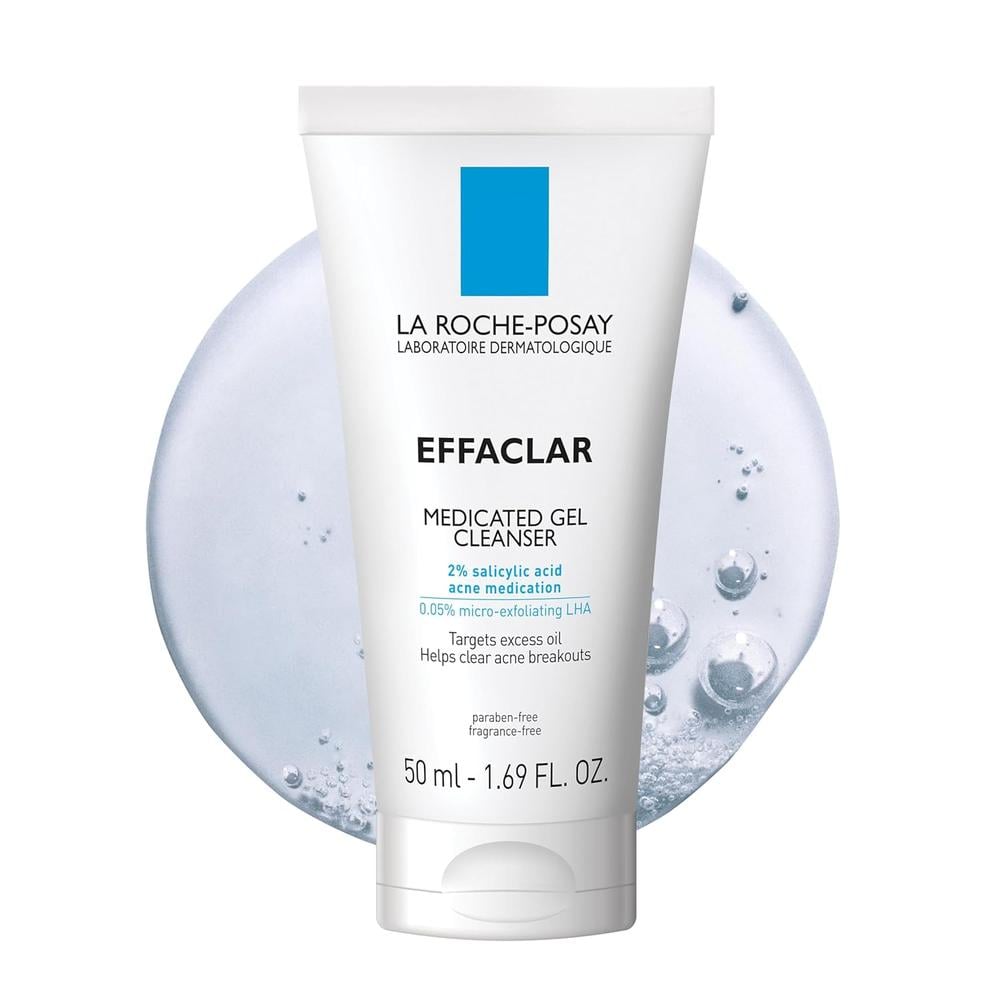 GEL LIMPIADOR MEDICADO ÁCIDO SALICÍLICO 2% EFFACLAR LA ROCHE-POSAY 1.7 OZ / 50 ML - 1