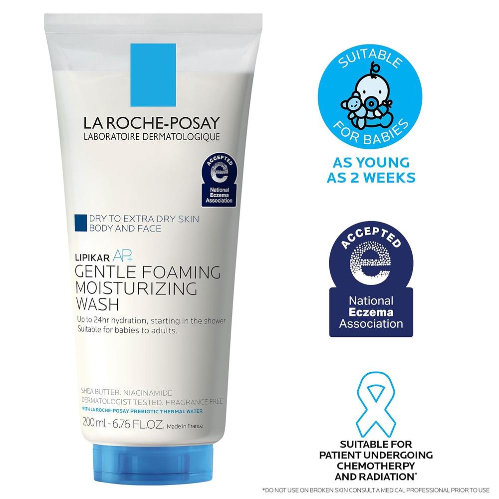 GEL DE DUCHA HIDRATANTE LIPIKAR AP+ LA ROCHE-POSAY 6.7 OZ / 200 ML - 6