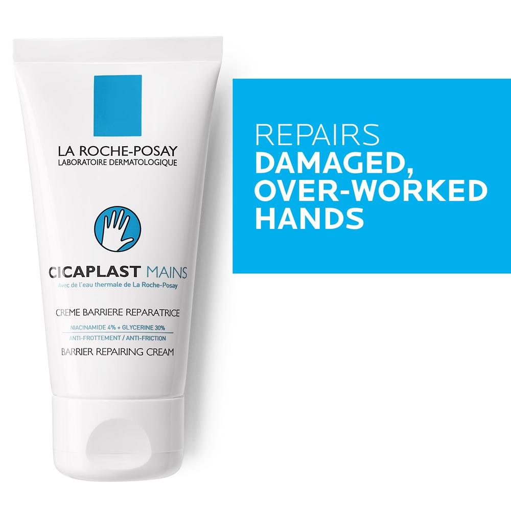 PACK 2 LA ROCHE-POSAY CICAPLAST CREMA DE MANOS HIDRATANTE 1.7 OZ / 50 ML - 4
