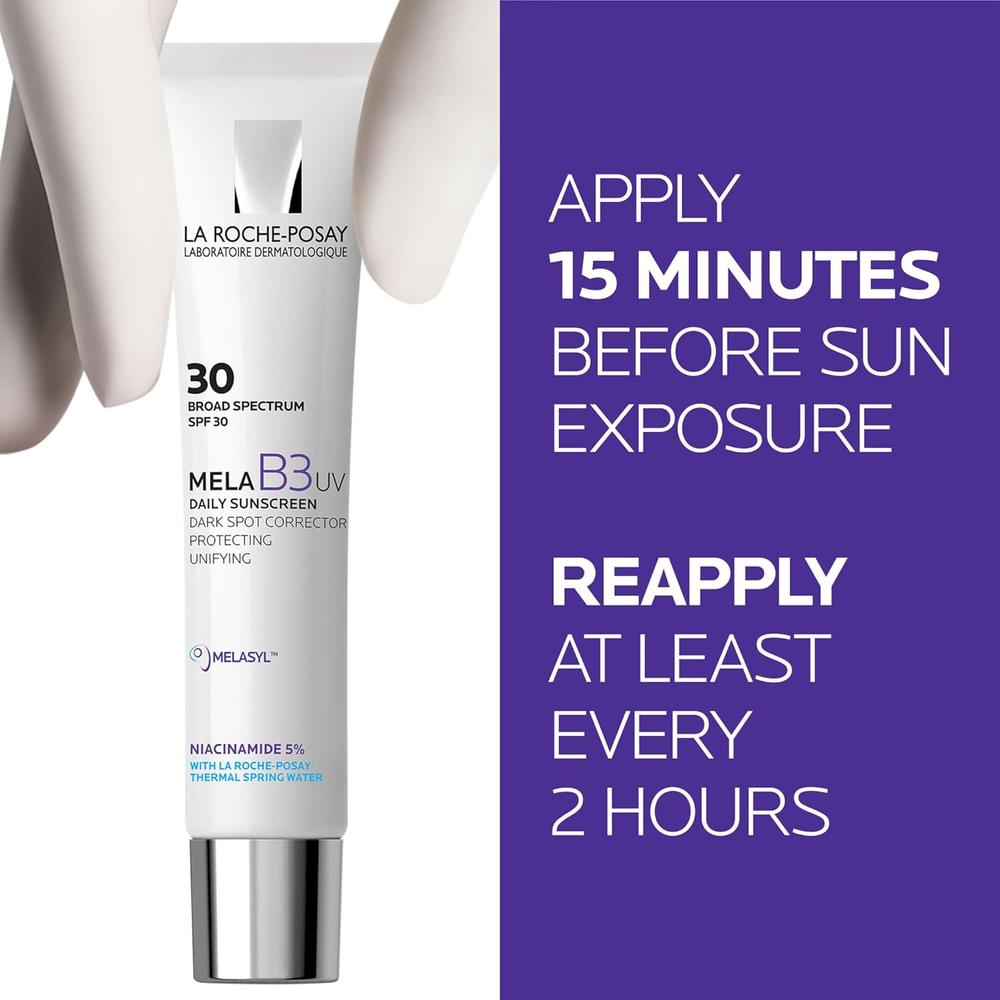 CREMA FACIAL HIDRATANTE SPF 30 MELA B3 LA ROCHE-POSAY 1.35 OZ / 40 ML - 6