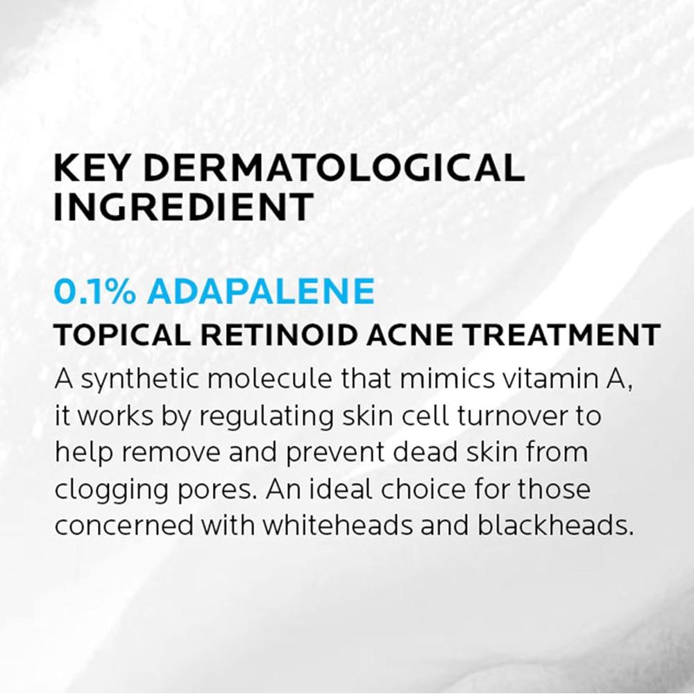 GEL TRATAMIENTO ANTIACNÉ ADAPALENO 0.1% EFFACLAR LA ROCHE-POSAY 1.6 OZ / 45 GR - 4