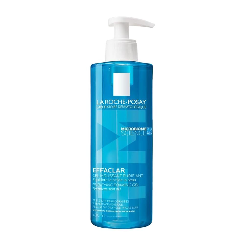 GEL LIMPIADOR ESPUMOSO PIEL GRASA EFFACLAR LA ROCHE-POSAY 13.5 OZ / 400 ML - 1