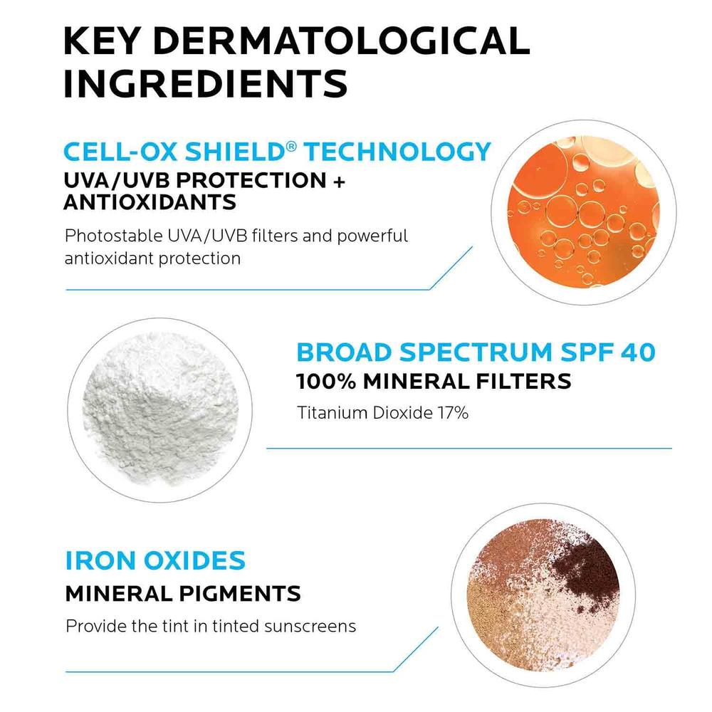PROTECTOR SOLAR FACIAL FLUIDO MEDIUM DEEP SPF 40 ANTHELIOS LA ROCHE-POSAY 1.7 OZ / 50 ML - 5