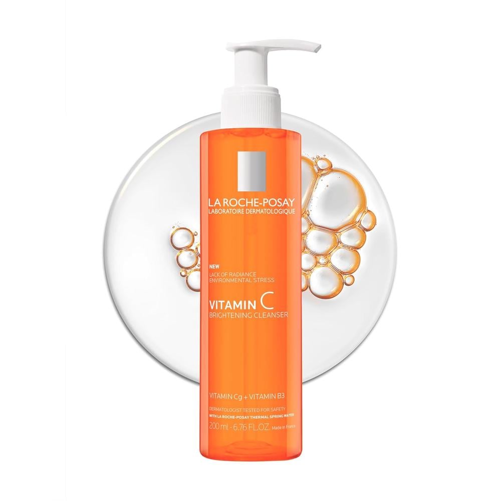 GEL LIMPIADOR FACIAL ILUMINADOR VITAMINA C LA ROCHE-POSAY 6.7 OZ / 200 ML - 1