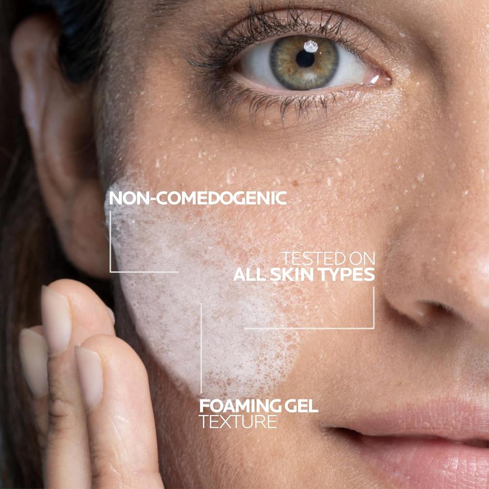 GEL LIMPIADOR FACIAL ILUMINADOR VITAMINA C LA ROCHE-POSAY 6.7 OZ / 200 ML - 3