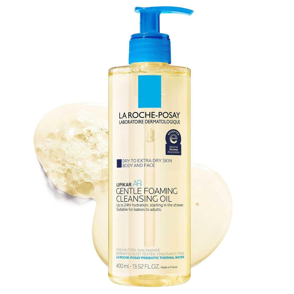 ACEITE LIMPIADOR ESPUMOSO HIDRATANTE LIPIKAR AP+ LA ROCHE-POSAY 13.5 OZ / 400 ML - 1