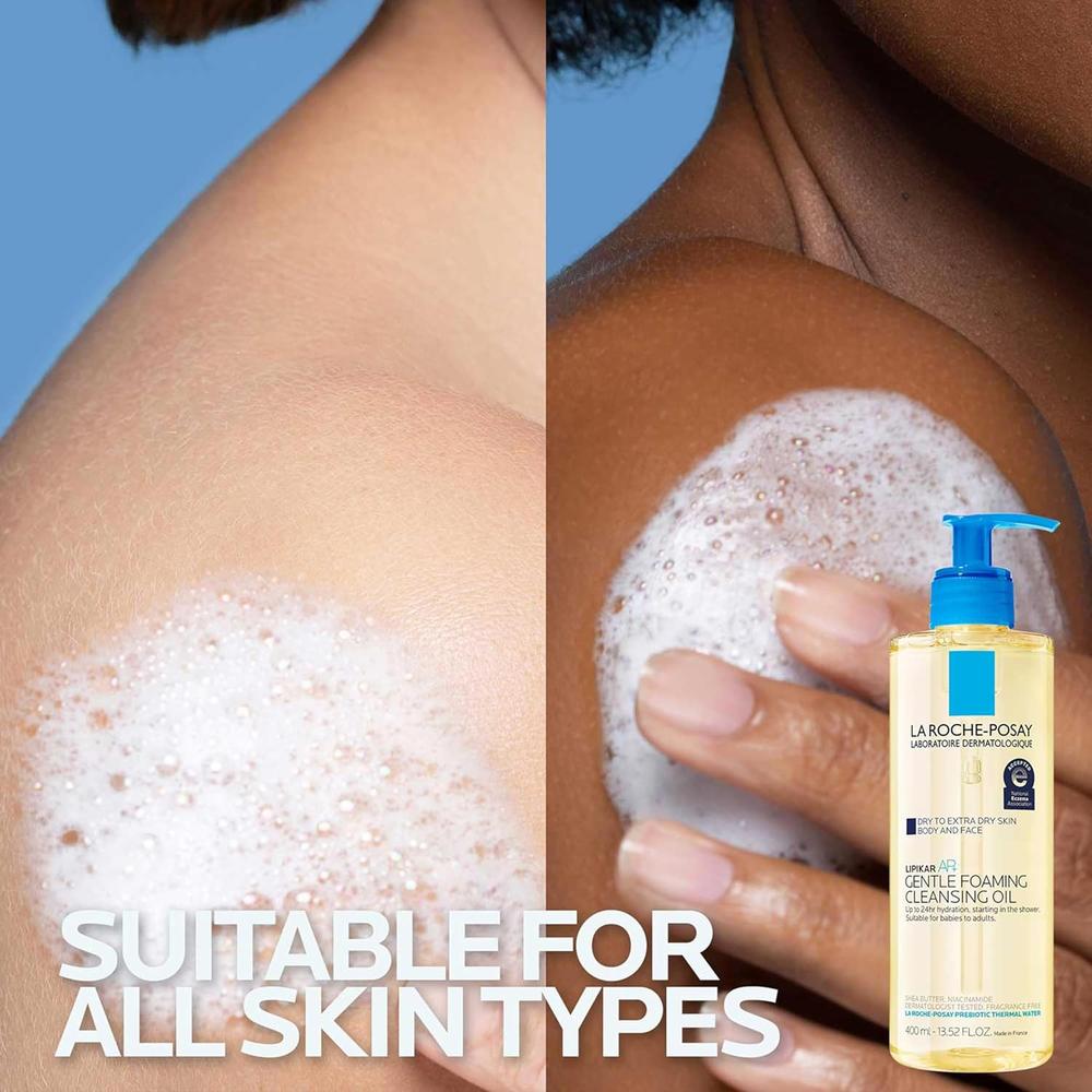 ACEITE LIMPIADOR ESPUMOSO HIDRATANTE LIPIKAR AP+ LA ROCHE-POSAY 13.5 OZ / 400 ML - 6
