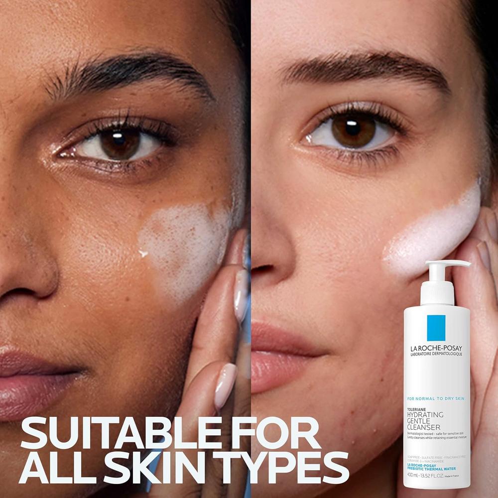 LIMPIADOR FACIAL HIDRATANTE SUAVE TOLERIANE LA ROCHE-POSAY 13.5 OZ / 400 ML - 5