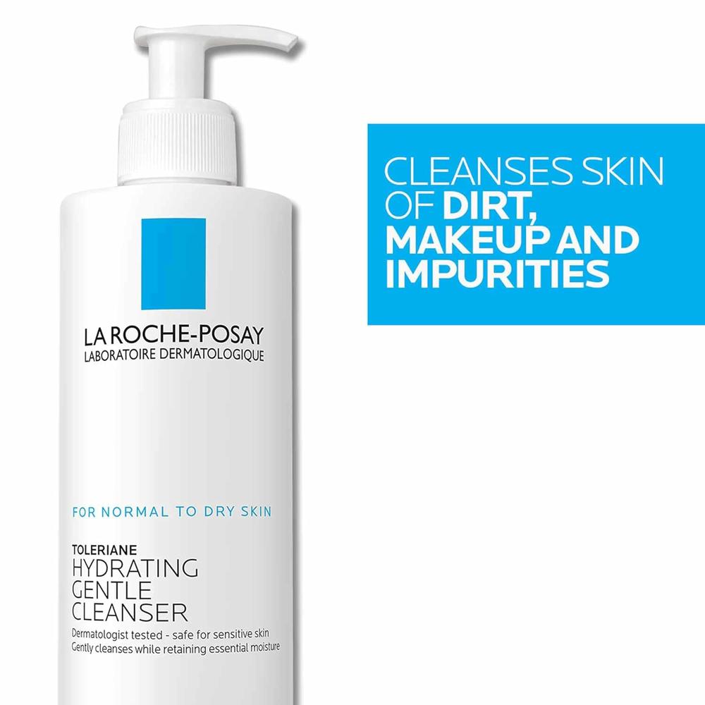 LIMPIADOR FACIAL HIDRATANTE SUAVE TOLERIANE LA ROCHE-POSAY 13.5 OZ / 400 ML - 6