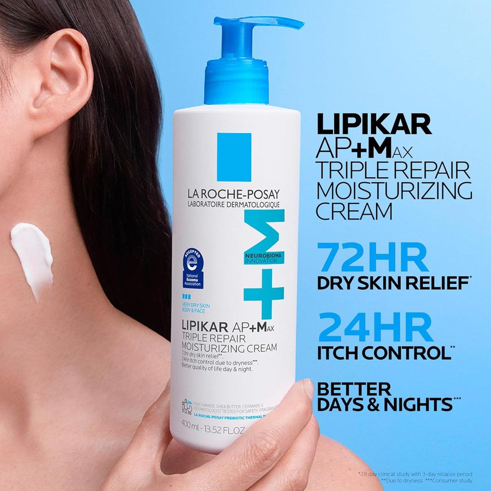 LOCIÓN CORPORAL HIDRATANTE REPARADORA LIPIKAR AP+M LA ROCHE-POSAY 13.5 OZ / 400 ML - 2