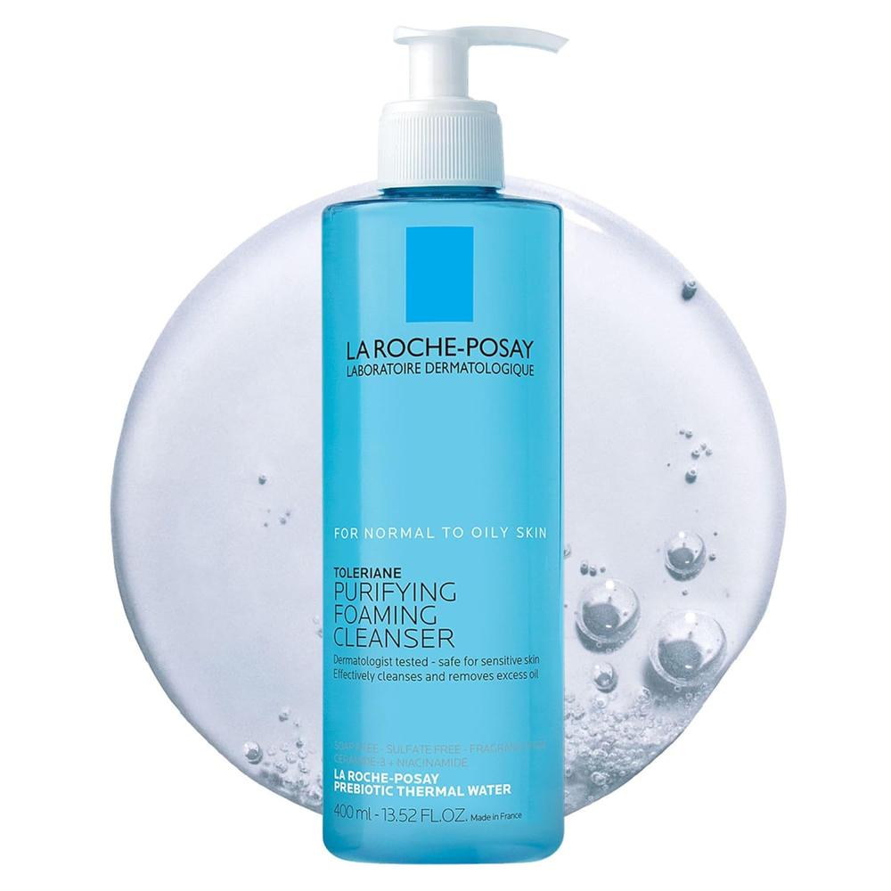 LIMPIADOR FACIAL ESPUMOSO PURIFICANTE TOLERIANE LA ROCHE-POSAY 13.5 OZ / 400 ML - 1