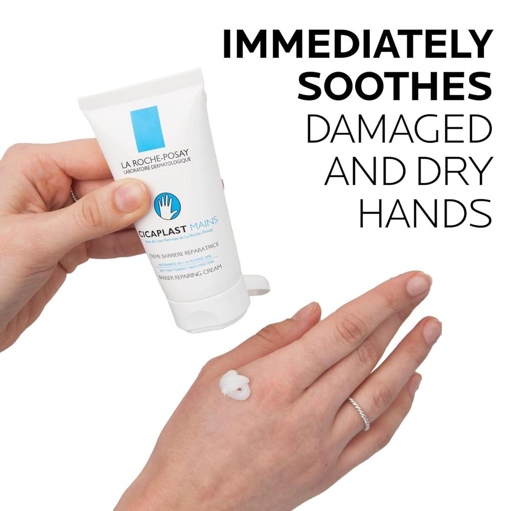 CREMA DE MANOS HIDRATANTE REPARADORA CICAPLAST LA ROCHE-POSAY 1.7 OZ / 50 ML - 6