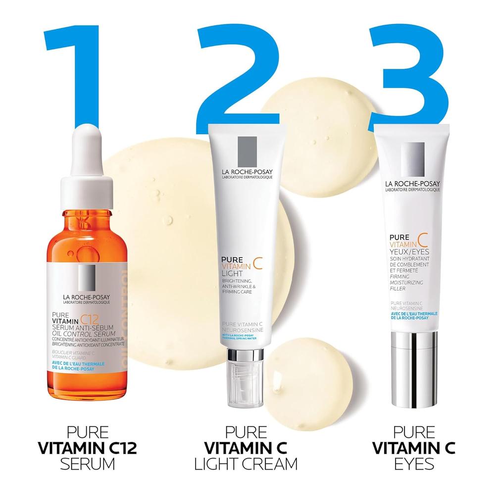 CREMA FACIAL VITAMINA C REAFIRMANTE HIDRATANTE LA ROCHE-POSAY 1.35 OZ / 40 ML - 6