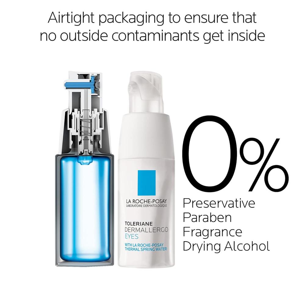 CONTORNO DE OJOS REPARADOR TOLERIANE DERMALLERGO LA ROCHE-POSAY 0.66 OZ / 20 ML - 6